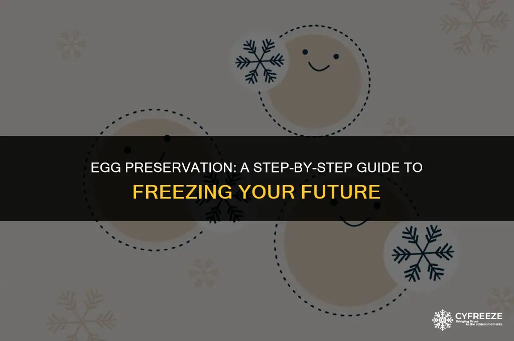 how to start process of freezing eggs