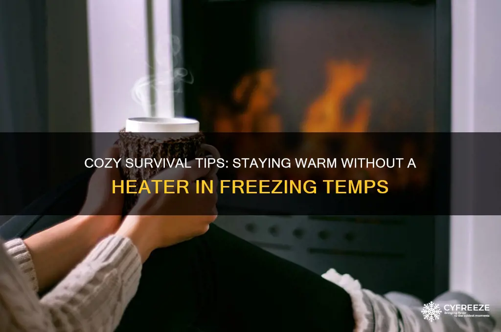 how to stay warm without a heater in freezing temperatures