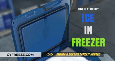 Safely Storing Dry Ice in Your Freezer: Tips and Precautions