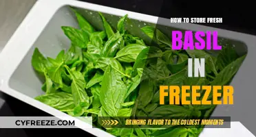 Preserve Freshness: The Ultimate Guide to Freezing Basil