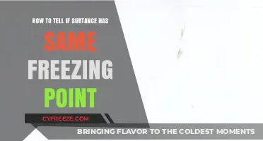 Identifying Substances with the Same Freezing Point: A Simple Guide