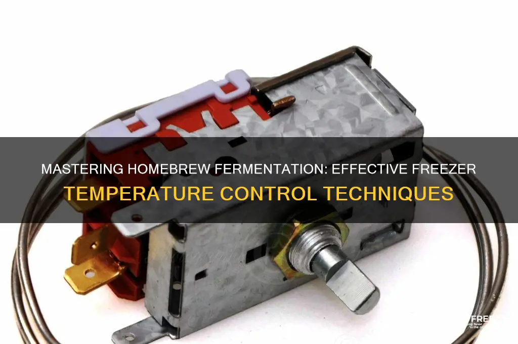 how to temperature control freezer for homebrew