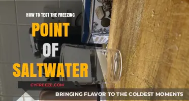 Testing Saltwater's Freezing Point: A Step-by-Step Guide for Accurate Results