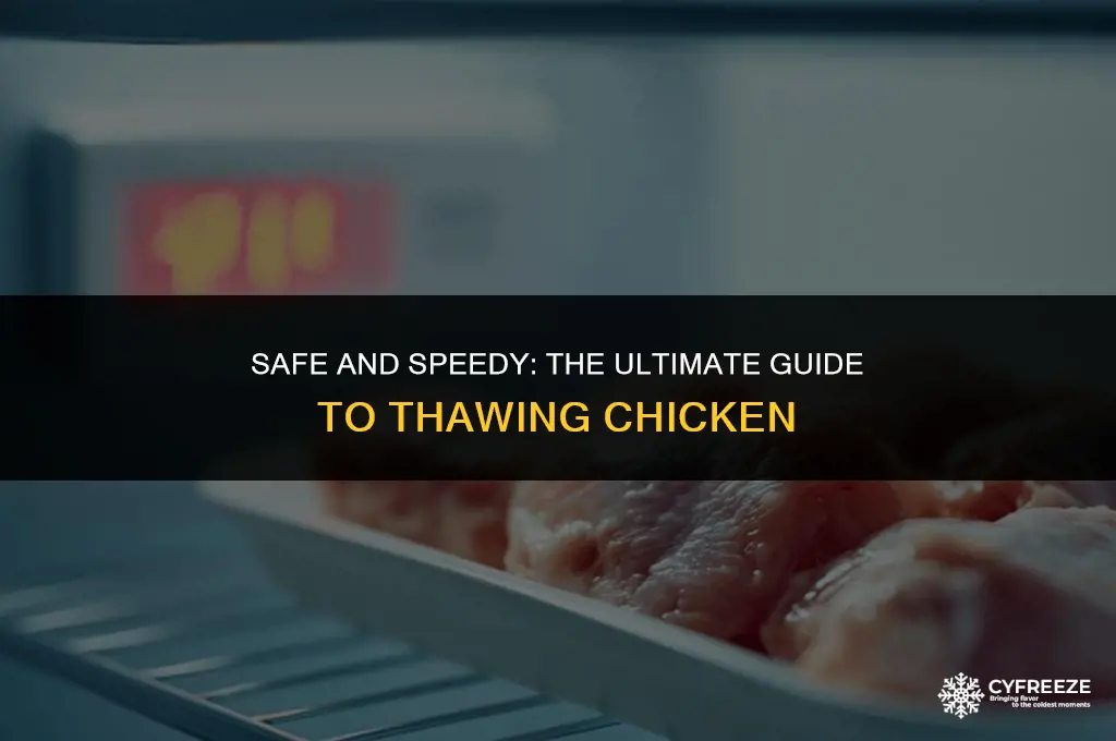 how to thaw chicken from freezer