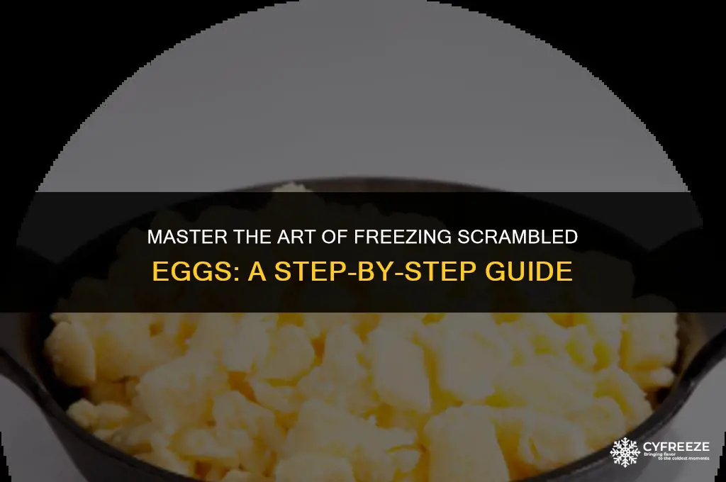 how to to freeze scrabled eggs