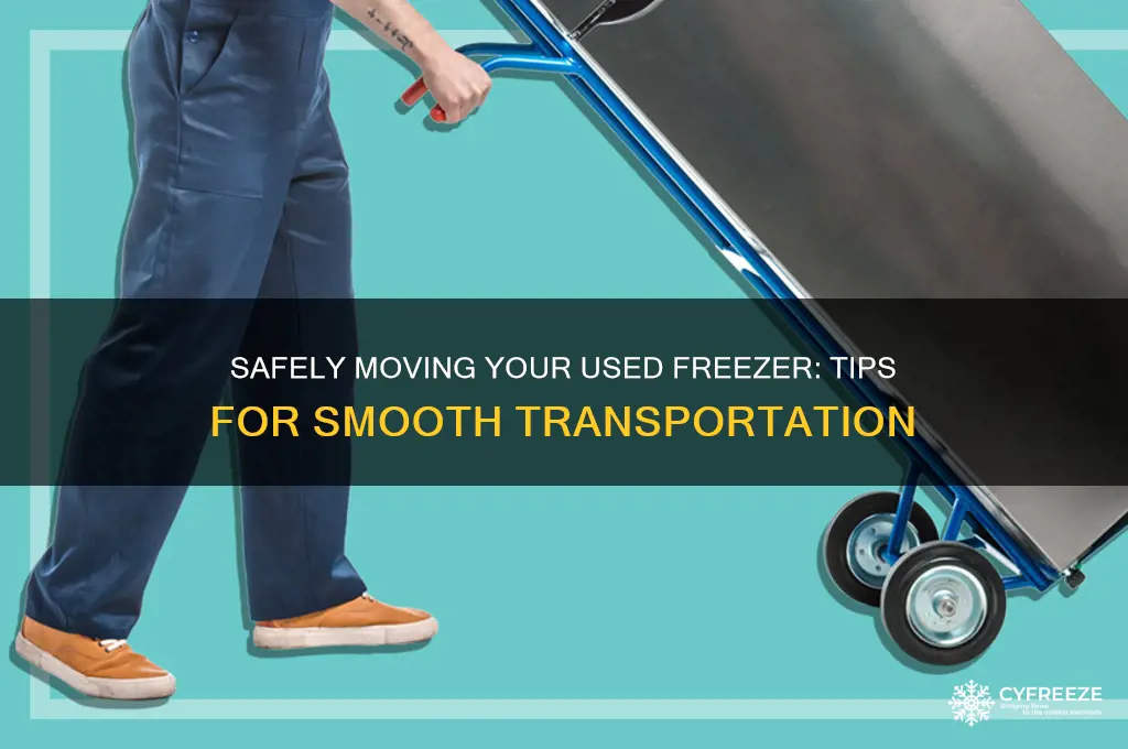 how to transport a used freezer