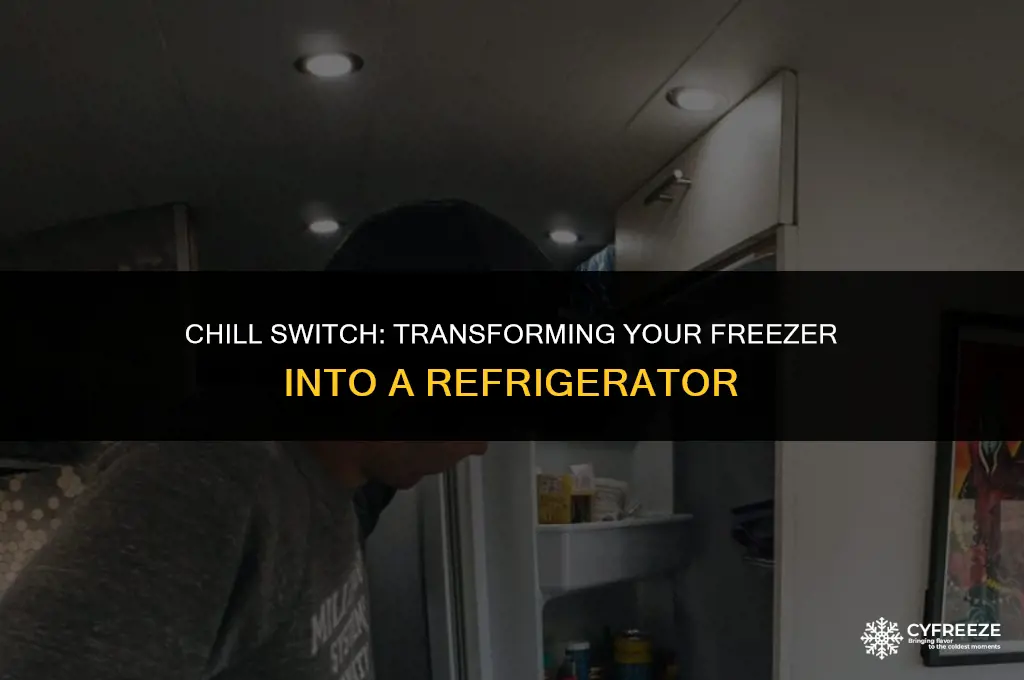 how to turn a freezer into a fridge