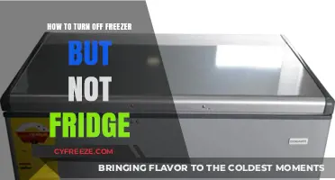 Smart Cooling: How to Disable Your Freezer Without Affecting the Fridge