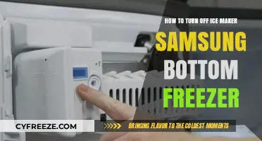 Samsung Bottom Freezer Ice Maker: How to Disable It