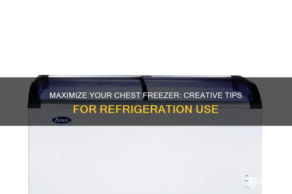 how to use a chest freezer as a refrigerator