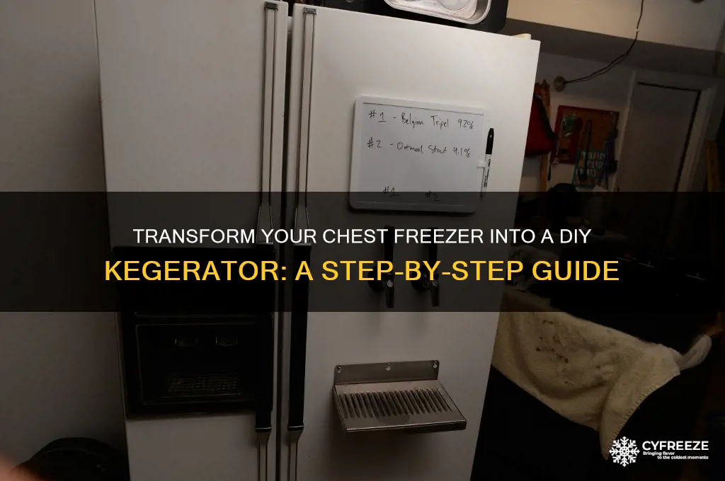 how to use a chest freezer kegerator