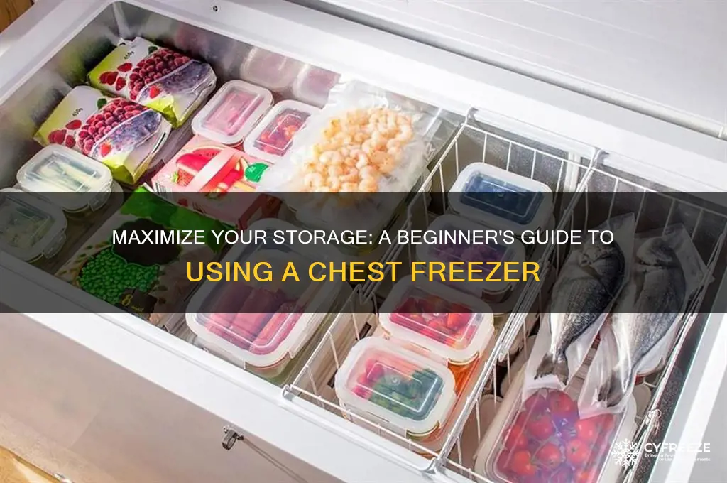 how to use a chest freezer