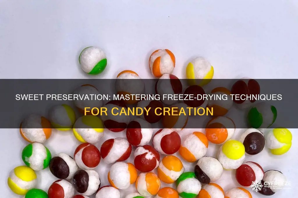 how to use a freeze dryer for candy