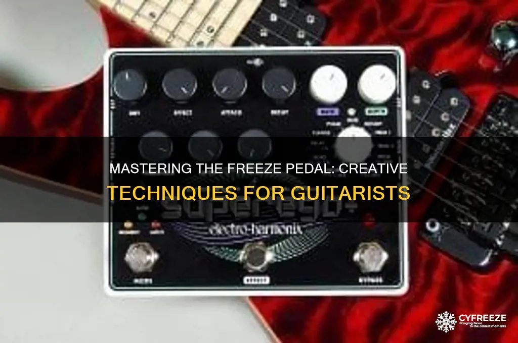 how to use a freeze pedal