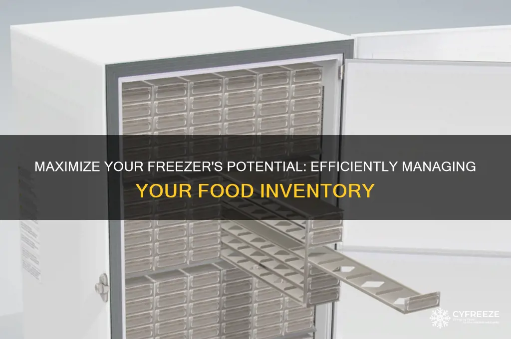 how to use a freezer inventory