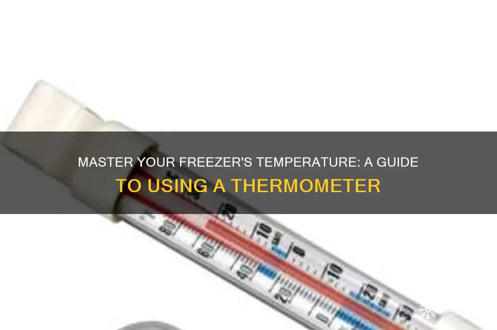 how to use a freezer thermometer