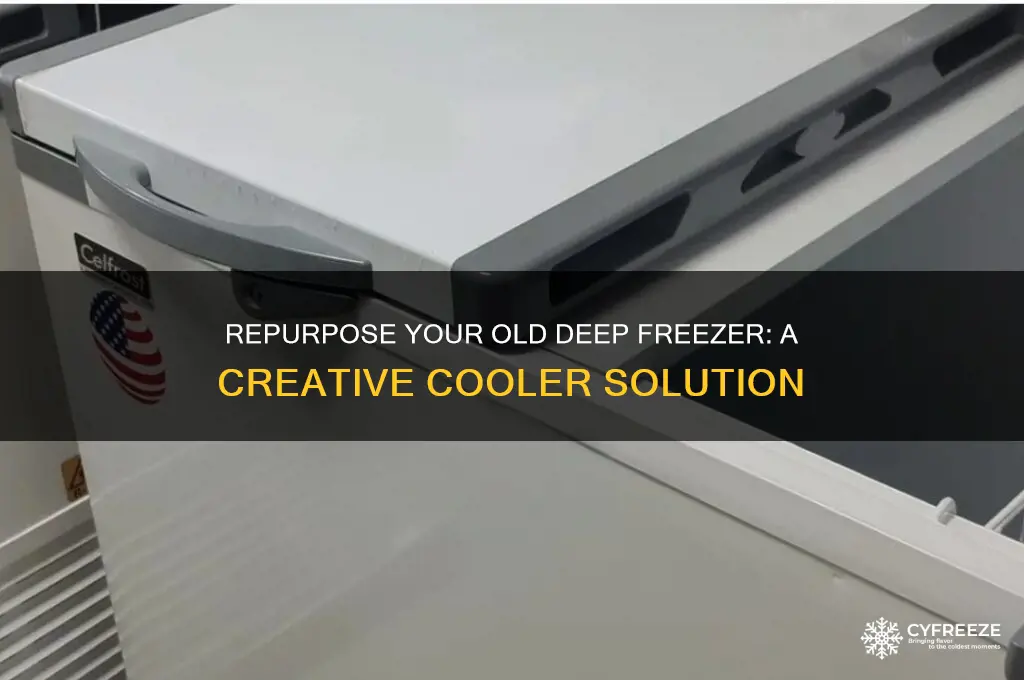 how to use a old deep freezer as a cooler