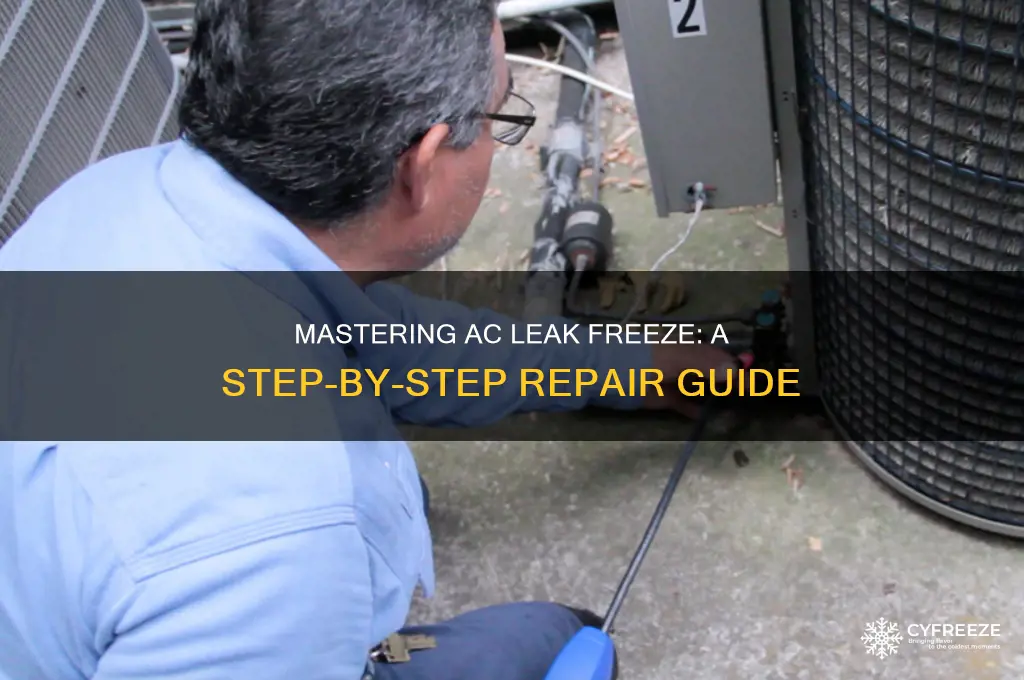 how to use ac leak freeze