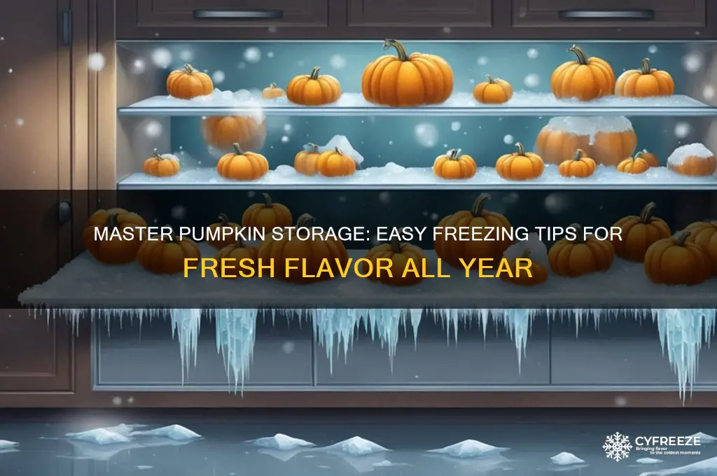 how to use and freeze pumpkin
