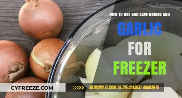 Freeze Fresh: Smart Tips for Storing Onions and Garlic