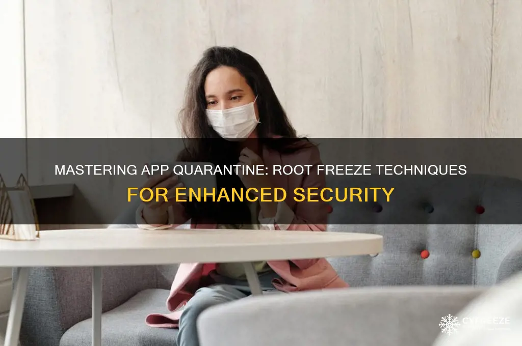 how to use app quarantine root freeze