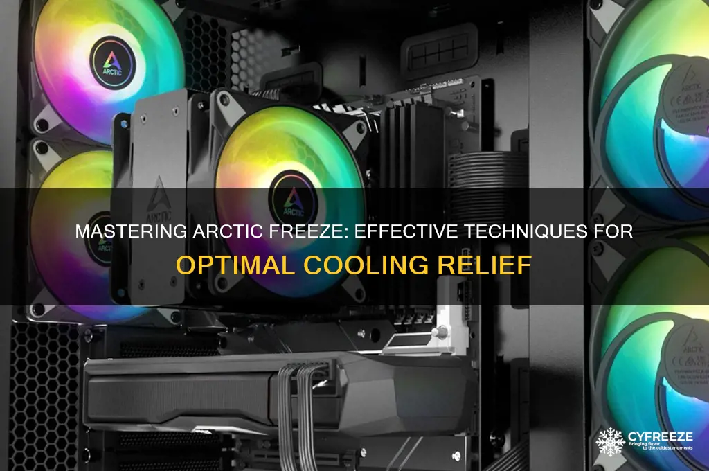 how to use arctic freeze