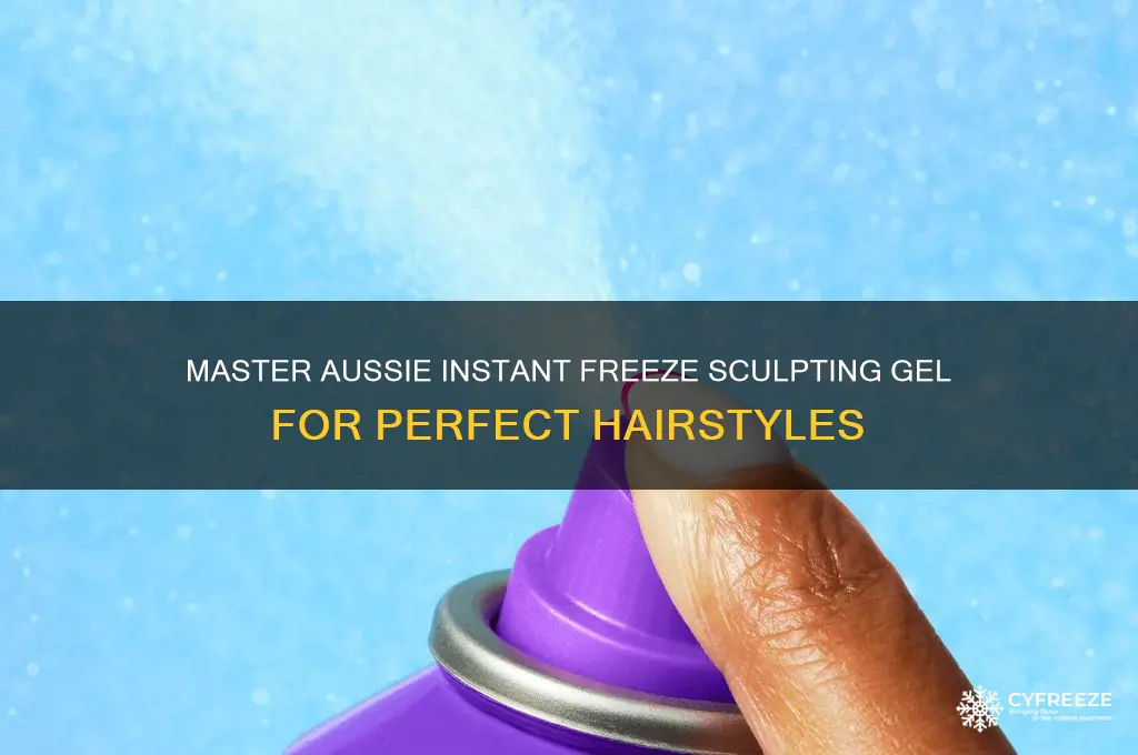 how to use aussie instant freeze sculpting gel