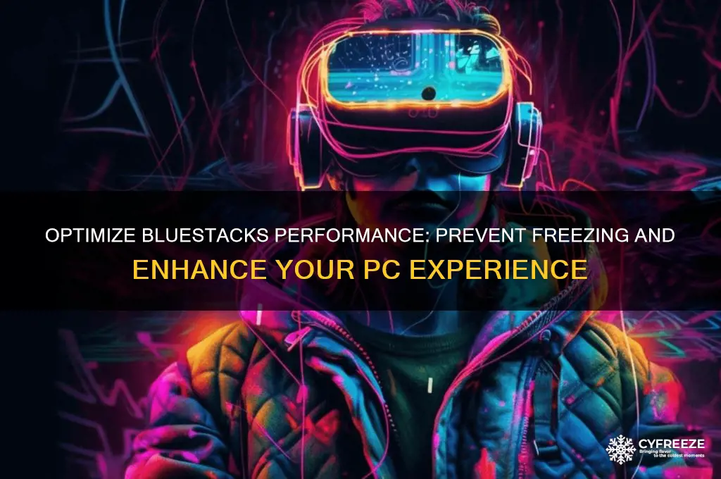 how to use bluestacks without freezing computer