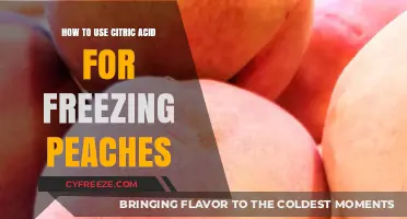 Preserve Summer's Sweetness: Freezing Peaches with Citric Acid
