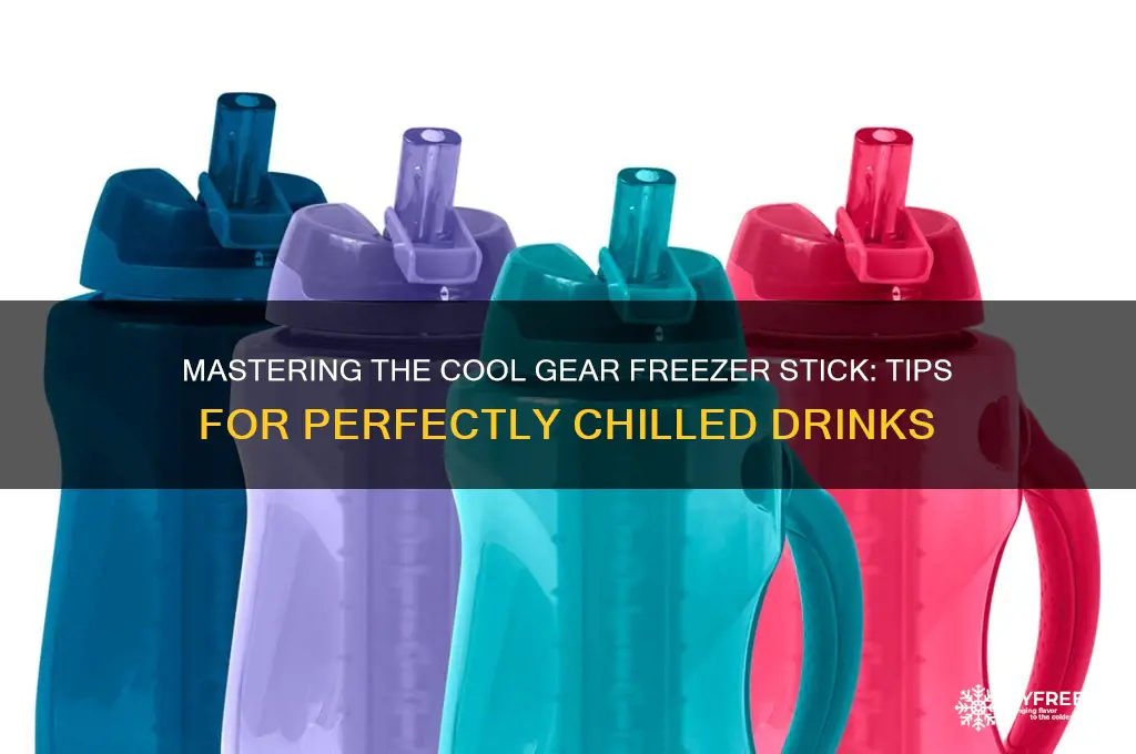 how to use cool gear freezer stick