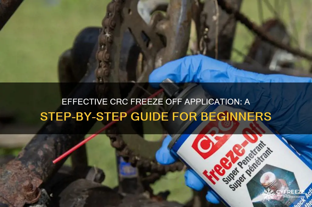 how to use crc freeze off