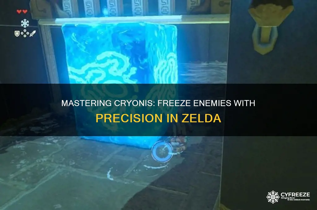 how to use cryonis to freeze enemies