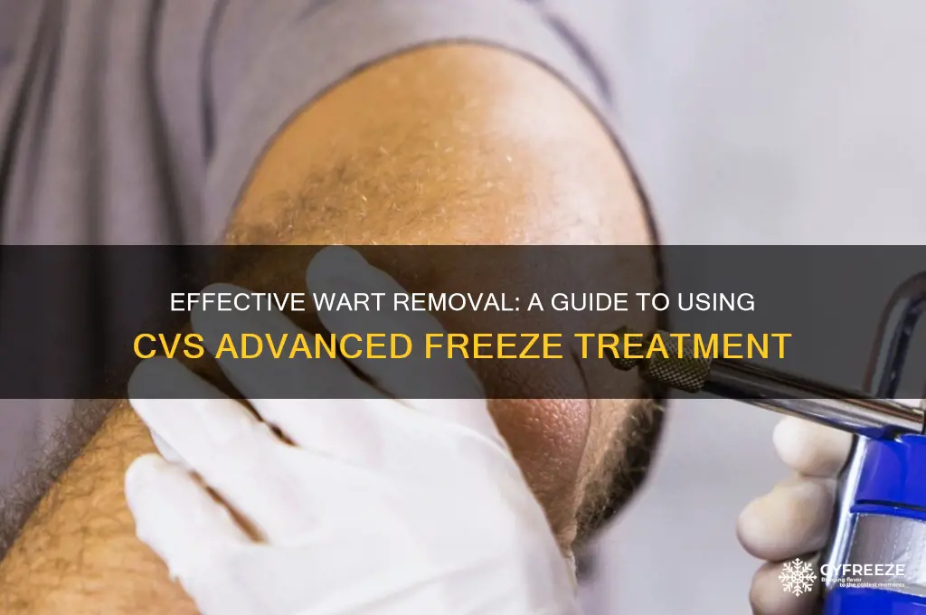 how to use cvs advanced freeze wart remover