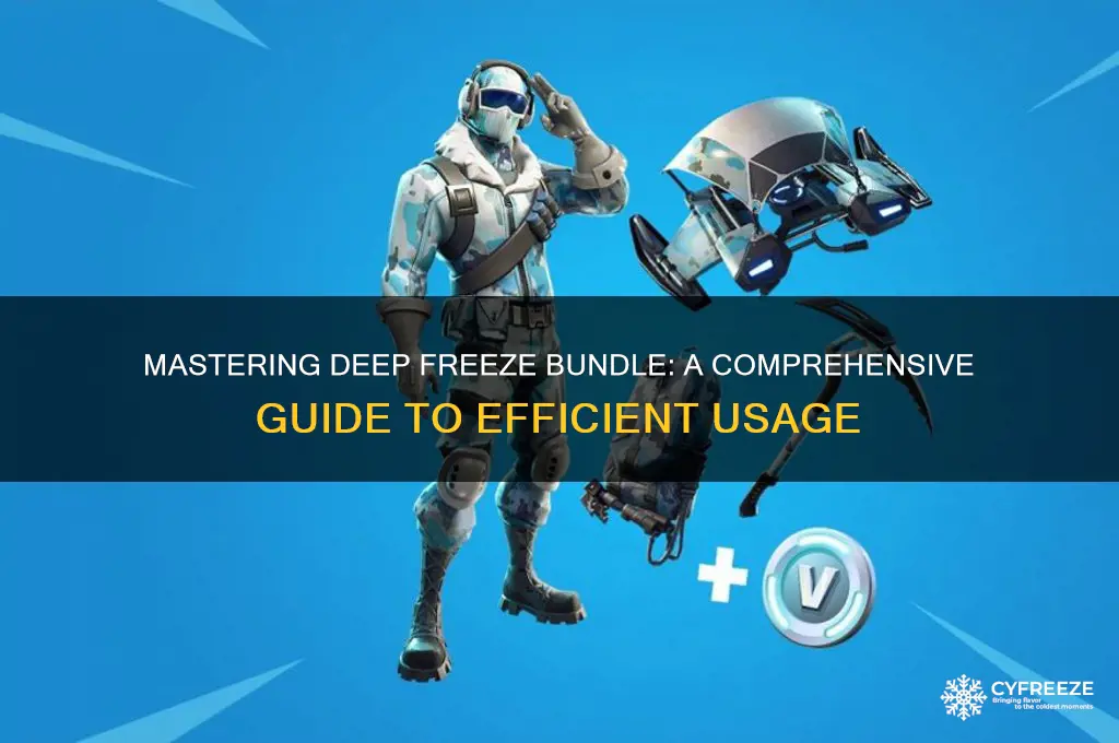 how to use deep freeze bundle