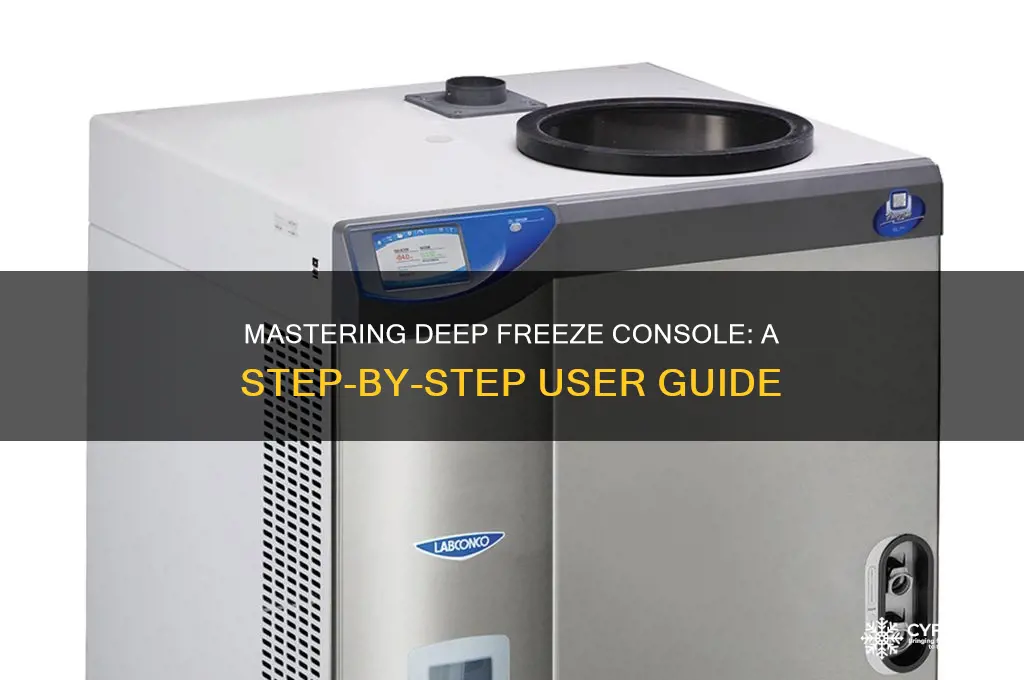 how to use deep freeze console