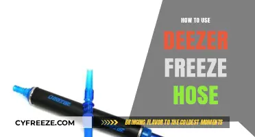Mastering the Deezer Freeze Hose: A Step-by-Step Guide