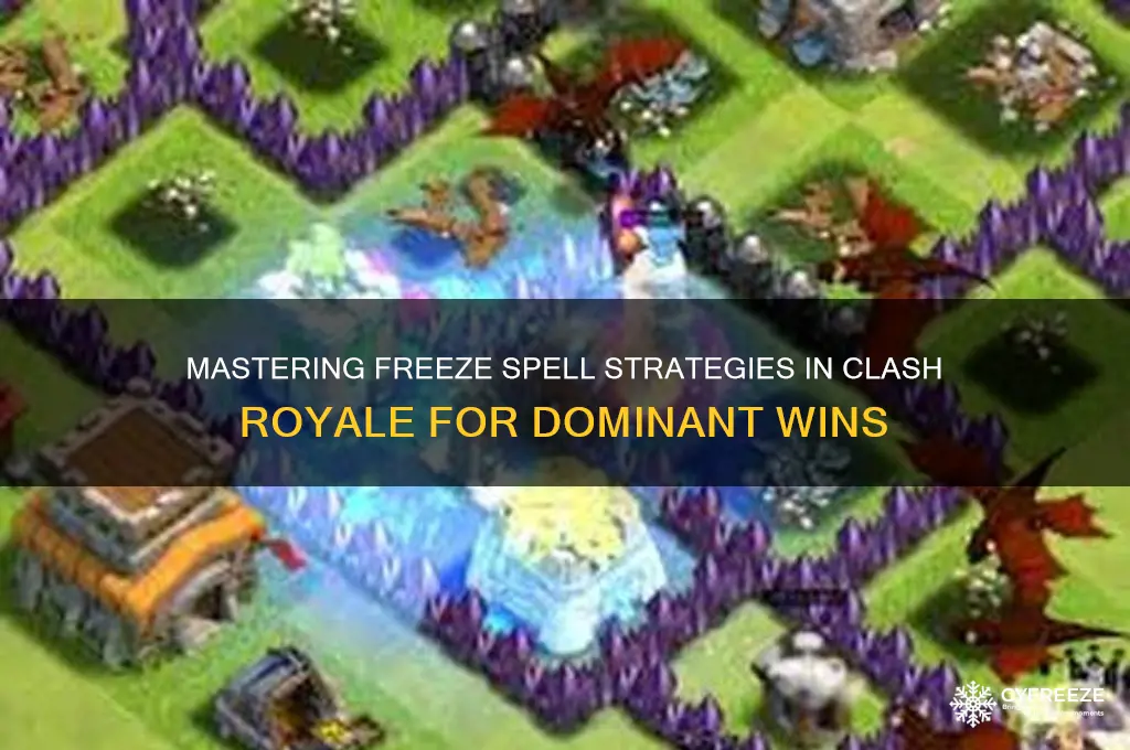 how to use freeze clash royale