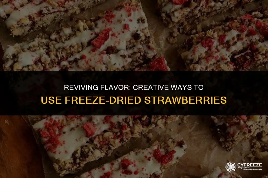 how to use freeze dried strawberries