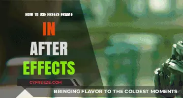 Mastering Freeze Frame in After Effects: A Step-by-Step Guide