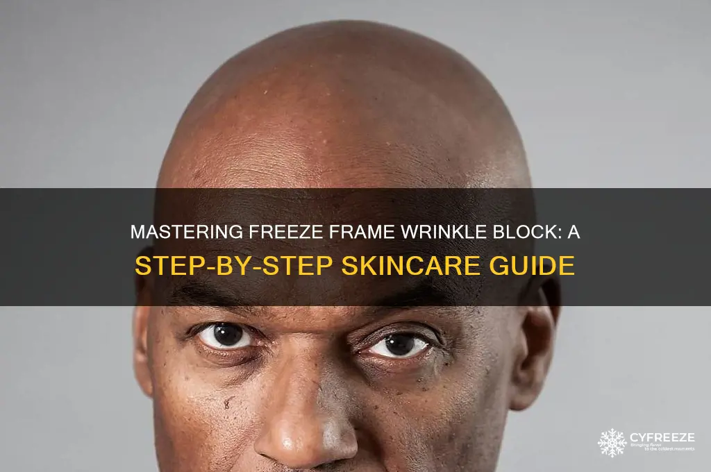 how to use freeze frame wrinkle block