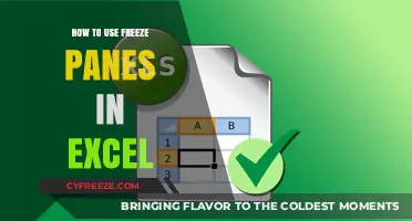 Mastering Excel: A Guide to Using Freeze Panes Efficiently