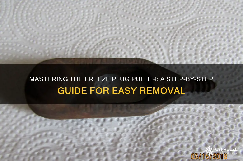 how to use freeze plug puller