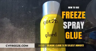 Mastering Freeze Spray Glue: Tips for Perfect Application and Results