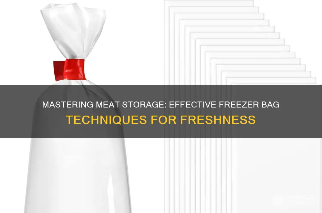 how to use freezer bags for meat