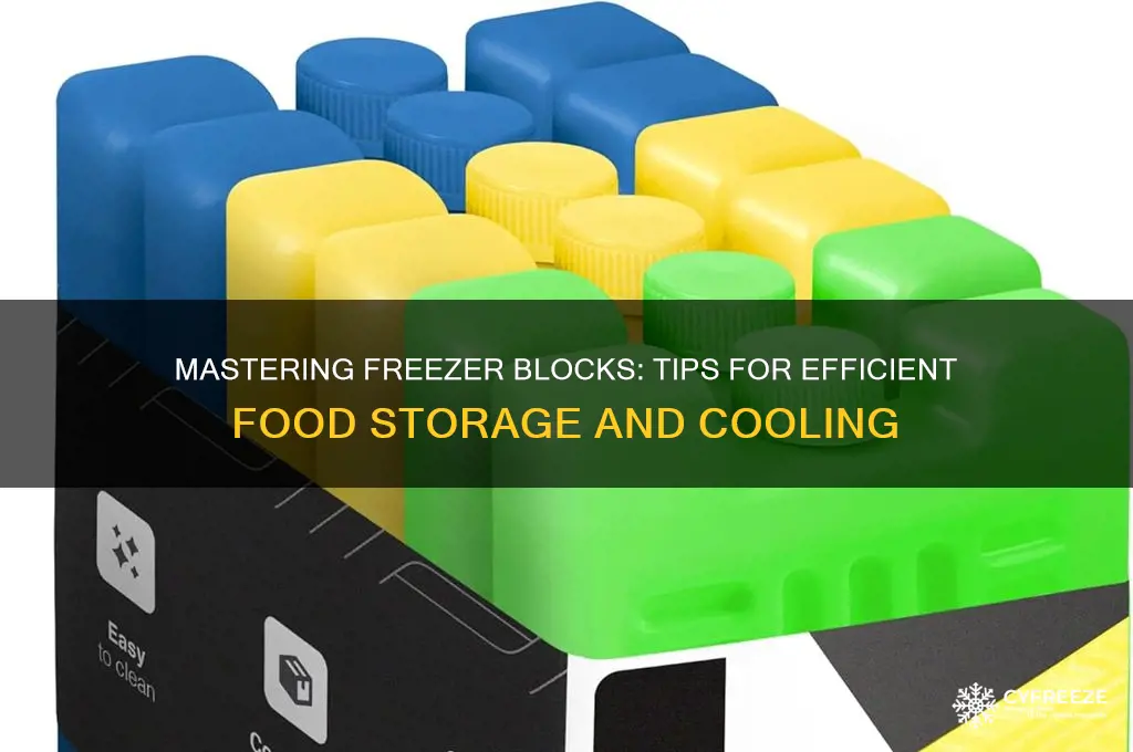 how to use freezer blocks