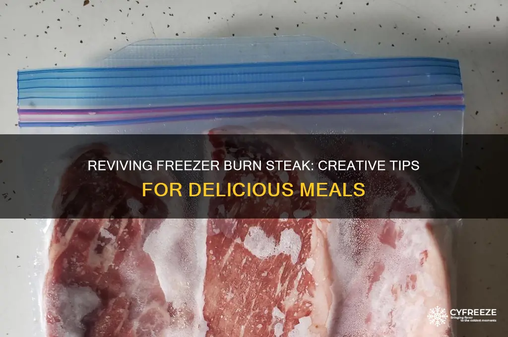 how to use freezer burn steak
