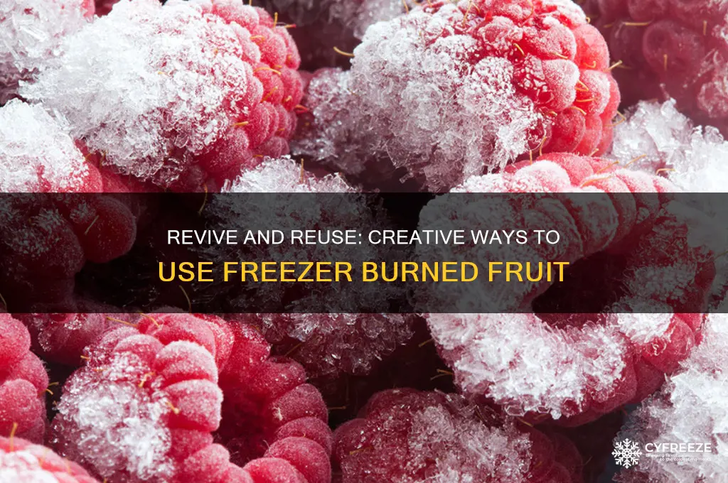 how to use freezer burned fruit
