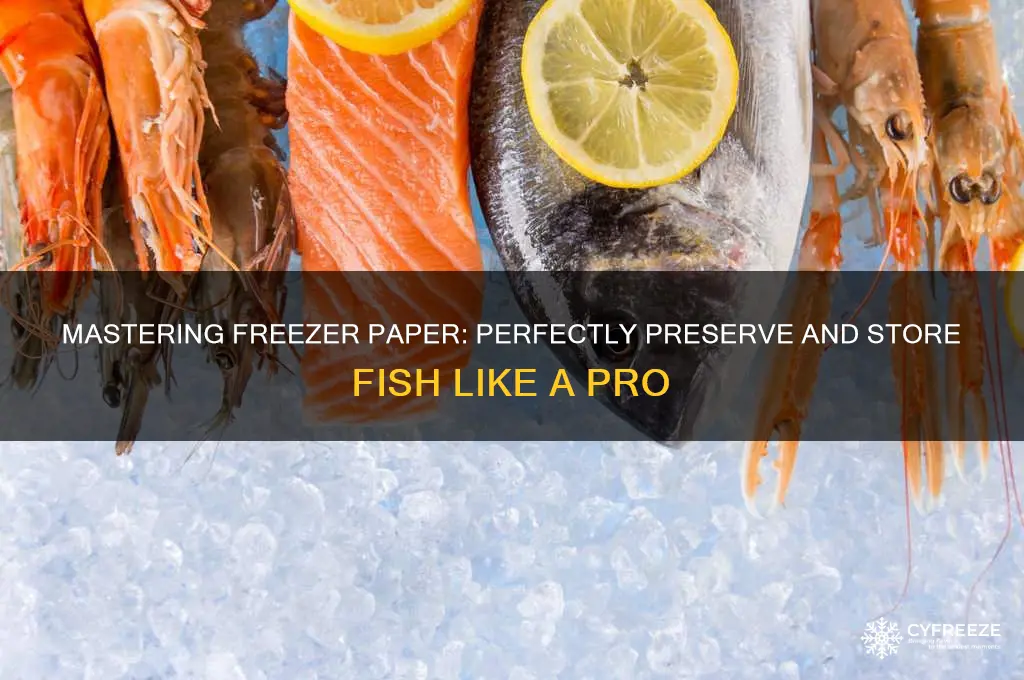 how to use freezer paper for fish