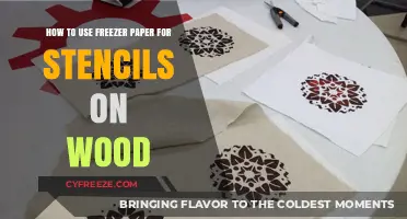 Master Freezer Paper Stencils for Stunning Wood Craft Projects
