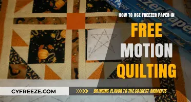 Master Free Motion Quilting with Freezer Paper: Tips and Techniques